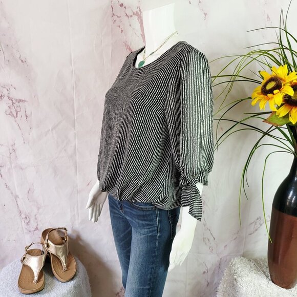 Anthropologie Everleigh pullover fully lined top - Picture 4 of 7